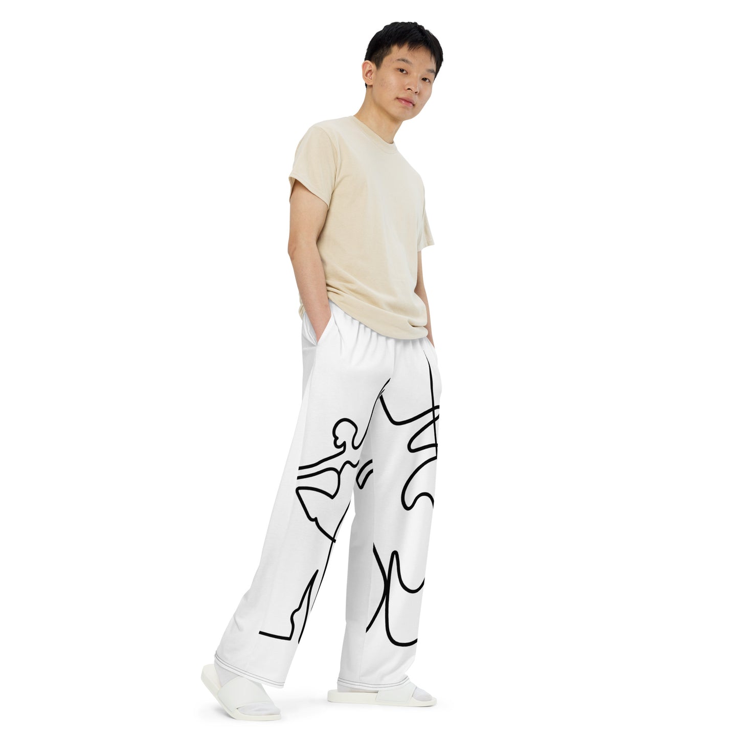 All-Over Print Unisex Dancer Wide-Leg Pants