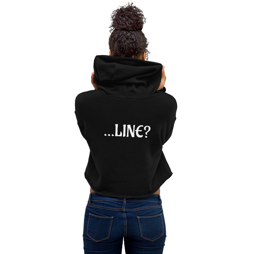 Line? Crop Hoodie