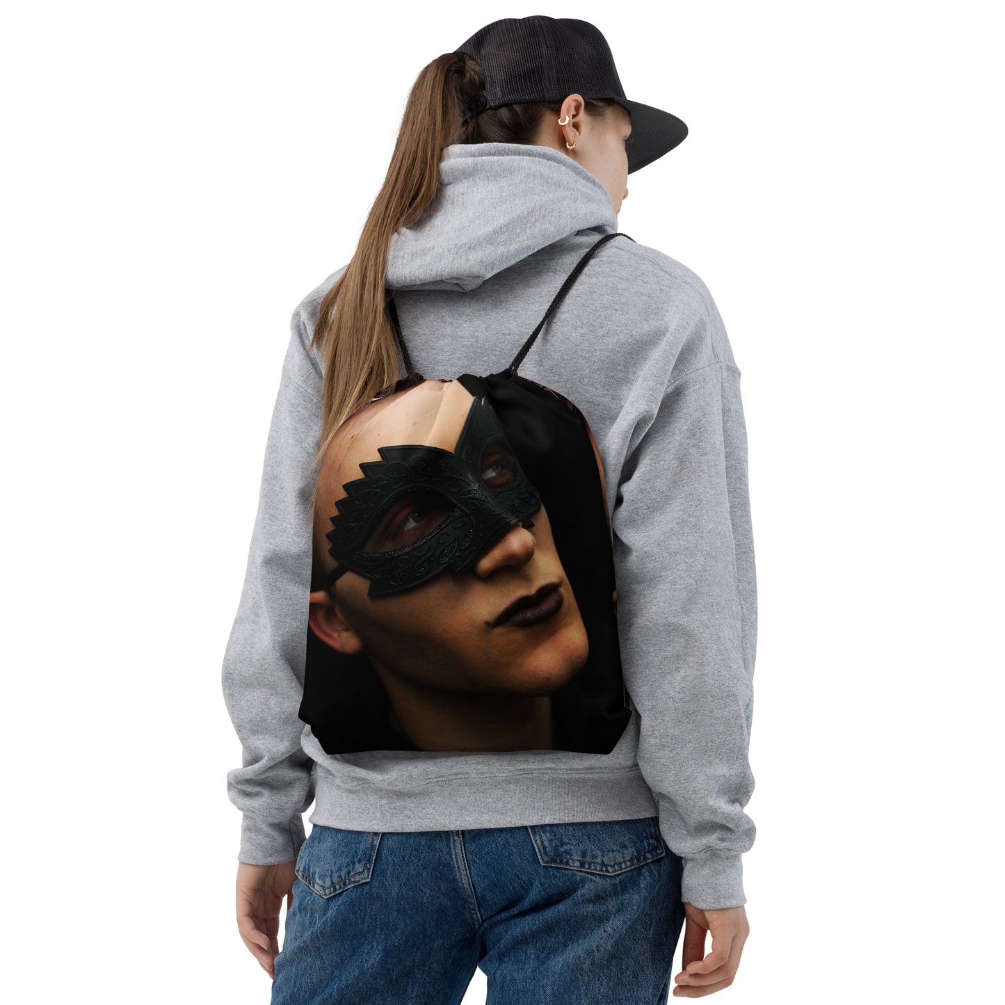 Masquerade Drawstring Bag