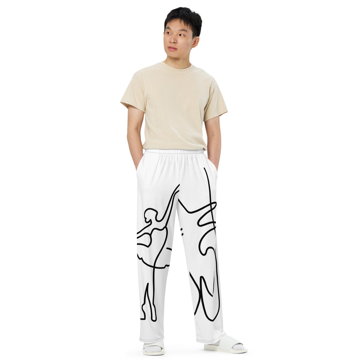 All-Over Print Unisex Dancer Wide-Leg Pants